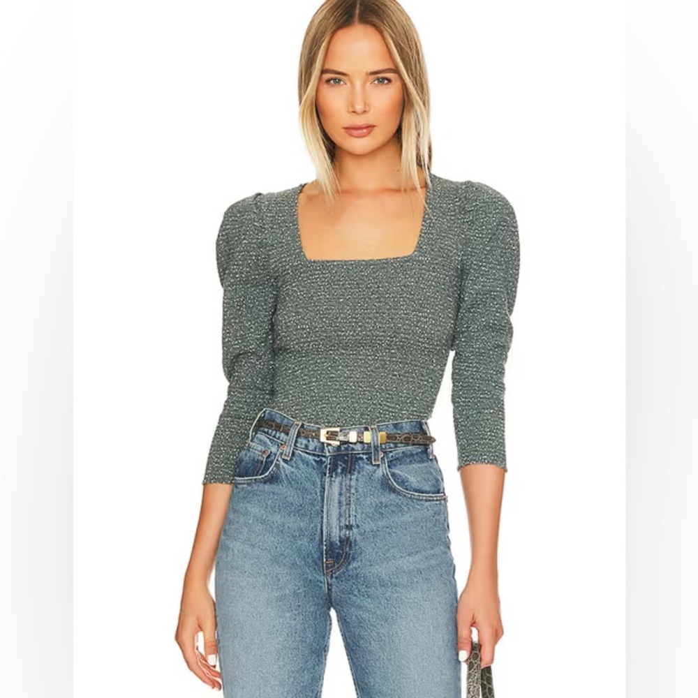 Nation Alexandra Smocked Top
